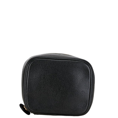 Chanel Vanity Bag Leather Vanity Bag A01998 in Good condition