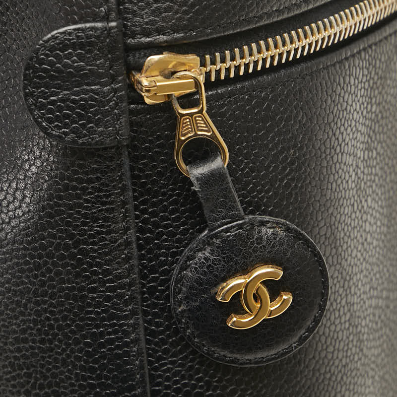 Chanel Vanity Bag Leather Vanity Bag A01998 in Good condition