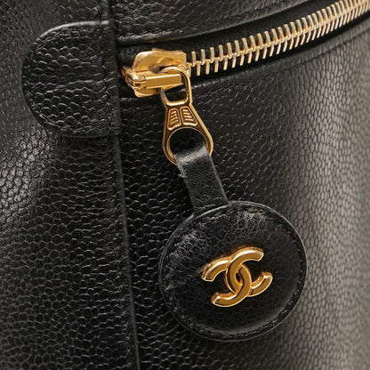 Chanel Vanity Bag Leather Vanity Bag A01998 in Good condition