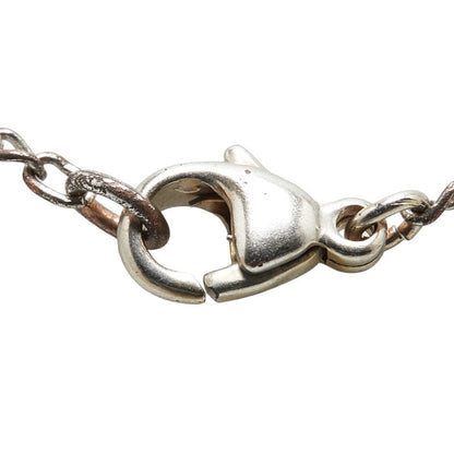 Chanel Silver CC Strawberry Pendant Necklace Metal Necklace in Good condition