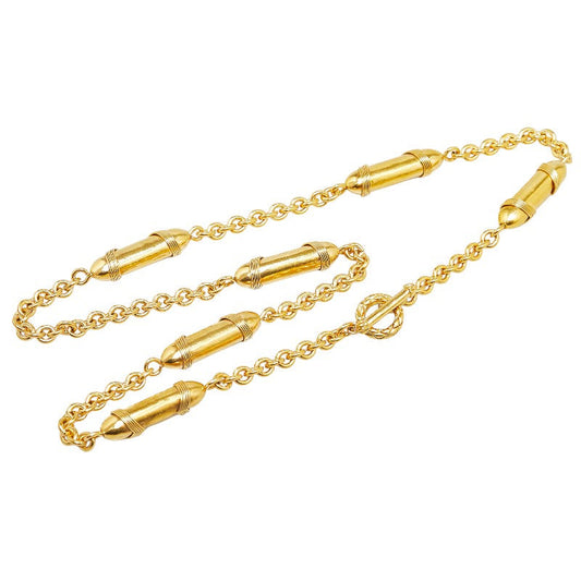 Chanel Logo Chain Necklace