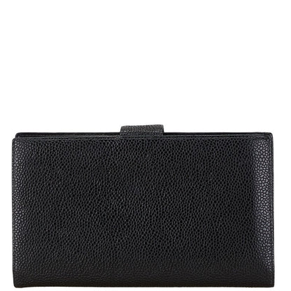 Chanel Coco Mark Caviar Long Wallet