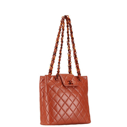 Chanel Coco Mark Matelasse Lambskin Shoulder Bag