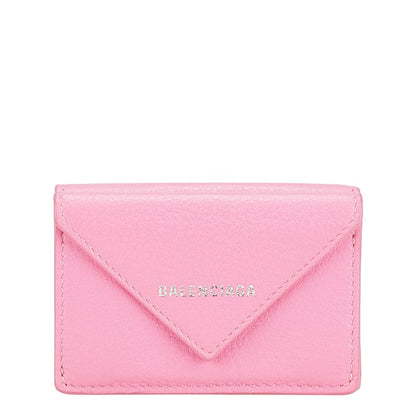 Balenciaga Leather Paper Mini Wallet