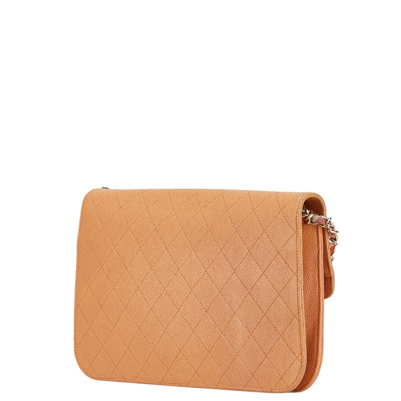 Chanel Half Coco Caviar Skin Shoulder Bag