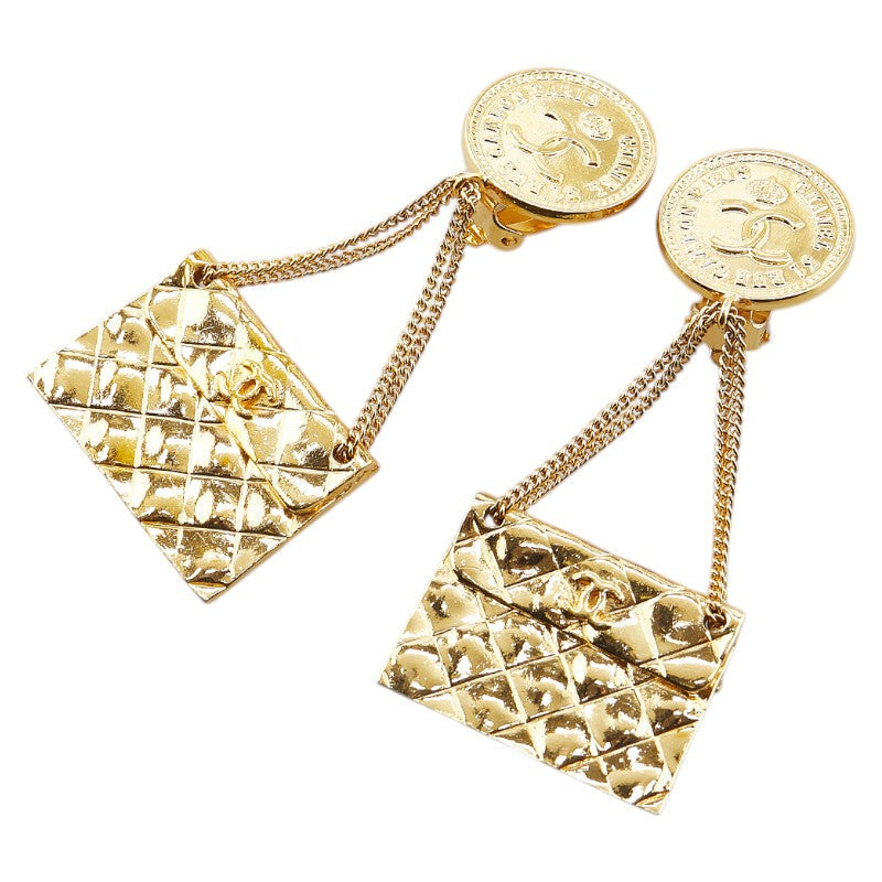 Chanel Coco Mark Matelasse Earrings