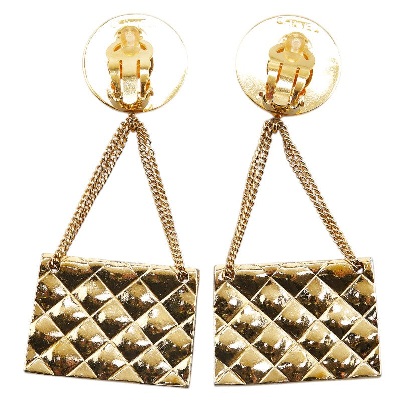 Chanel Coco Mark Matelasse Earrings