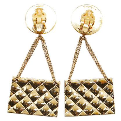 Chanel Coco Mark Matelasse Earrings