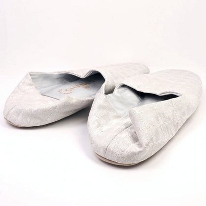 CHANEL Other shoes canvas Silver New travel line Room shoes Women(Unisex) 36 Used