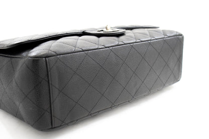 Chanel Caviar Grained Calfskin New Chain Shoulder Bag Black "