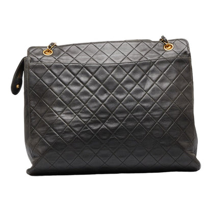 Chanel Lambskin Matelasse Coco Mark Chain Tote Bag