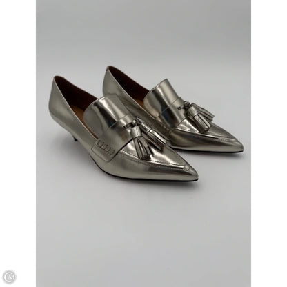 Shoes Designer By Coach In Silver, Size: 8