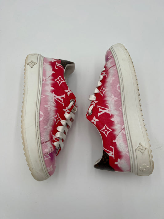 Shoes Luxury Designer By Louis Vuitton In Multi-colored, Size: 9