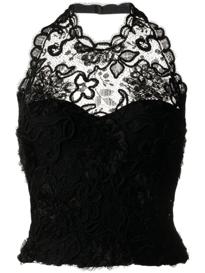 Lace Halterneck Top