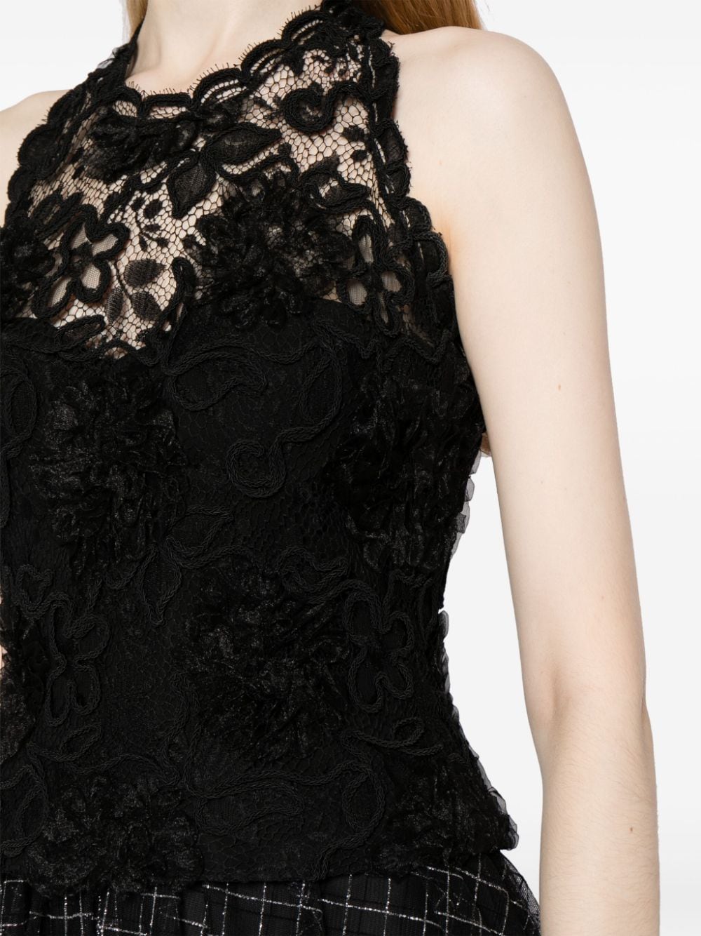 Lace Halterneck Top
