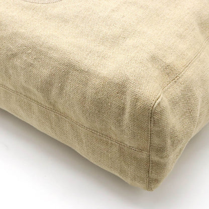 Chanel Linen Coco Mark 2way Tote Bag