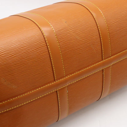 Louis Vuitton Epi Keepall 45 Travel Bag Zipang Gold M42978