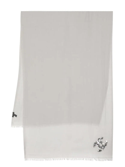 Sequin CC-logo Scarf