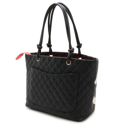 Chanel Soft Calf Cambon Line Large Tote Shoulder Bag A25169
