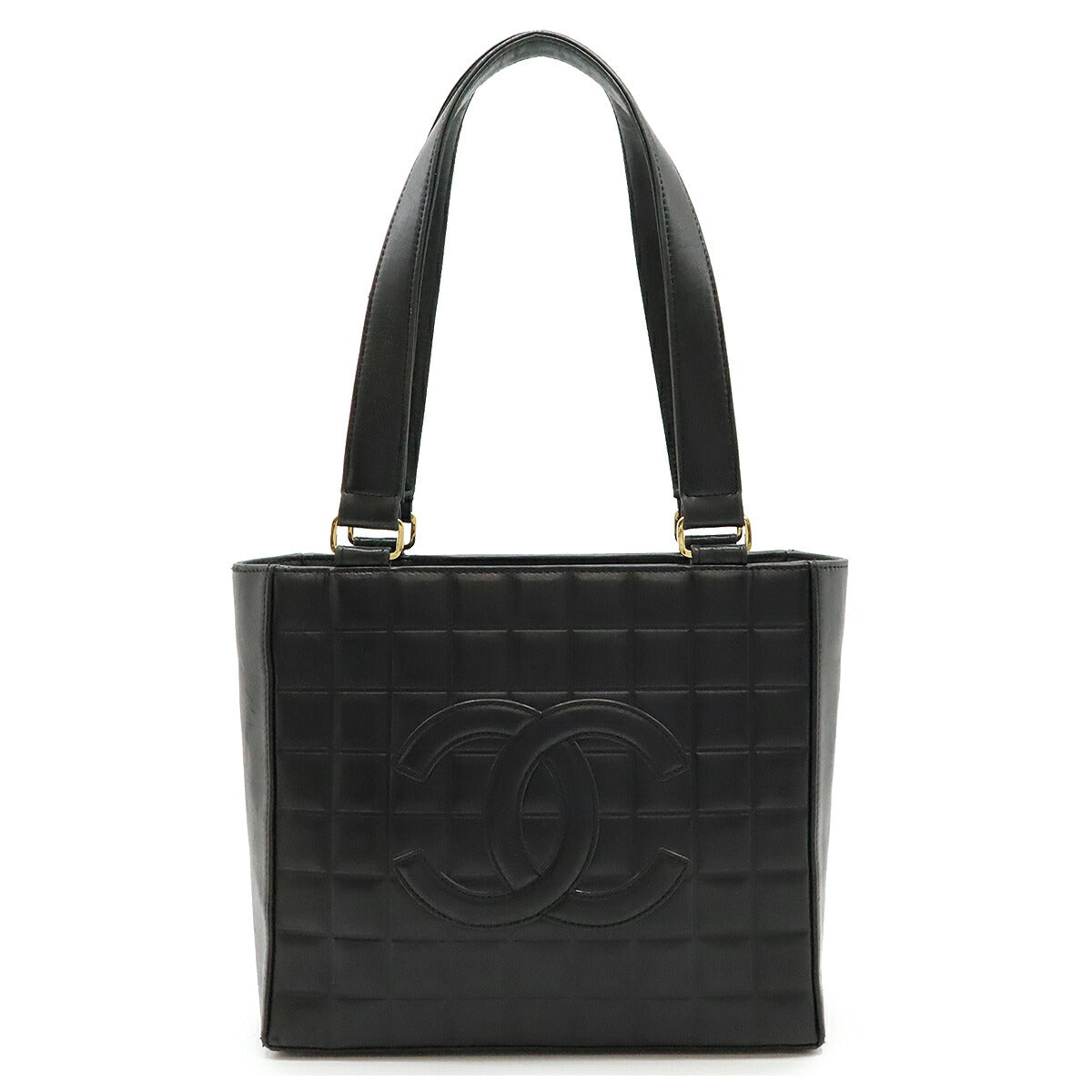 Chanel Lambskin Choco Bar Tote Bag A17809