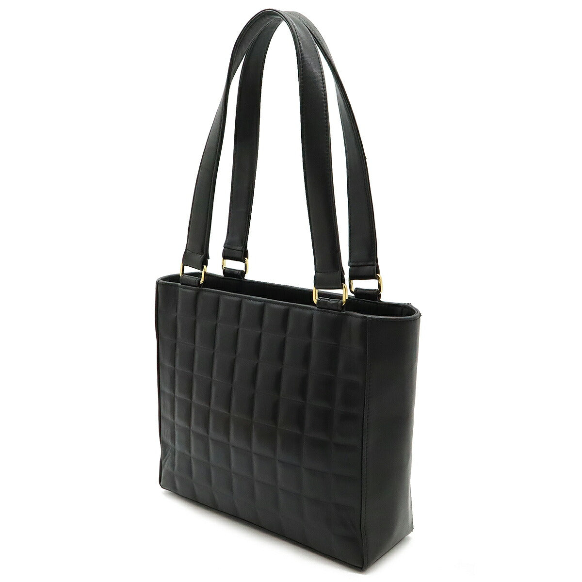Chanel Lambskin Choco Bar Tote Bag A17809
