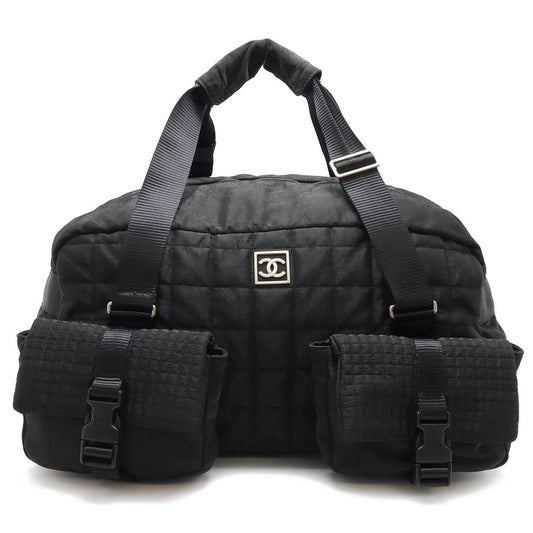Chanel Nylon Sports Line Choco Bar 2way Travel Bag