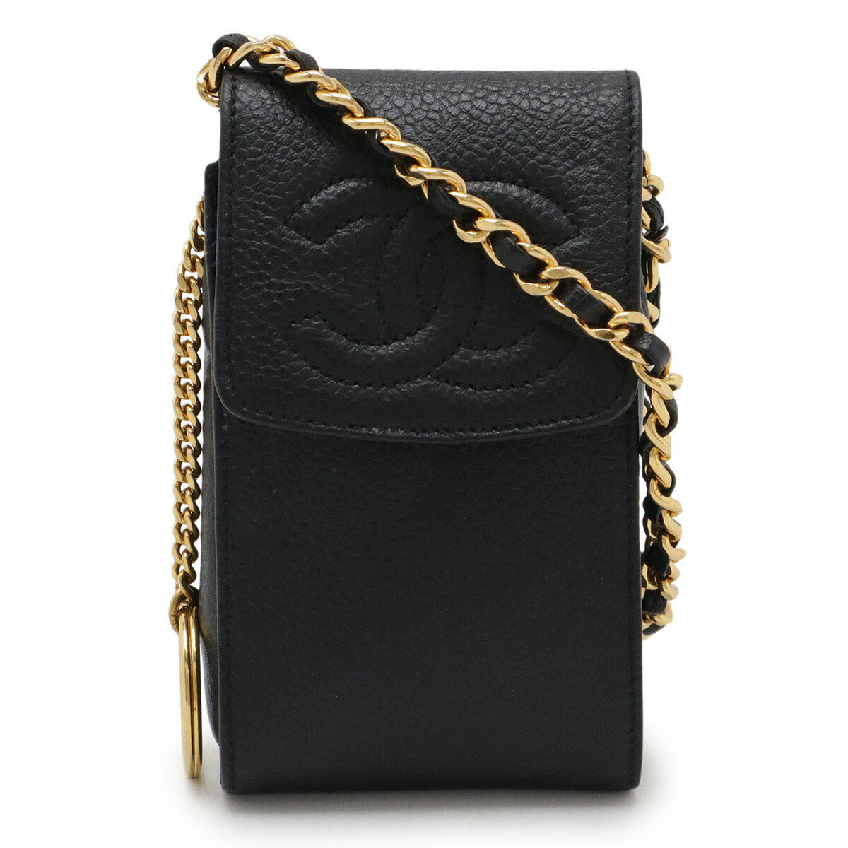 Chanel Coco Mark Caviar Multi Case Chain Bag