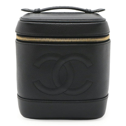 Chanel Coco Mark Caviar Skin Vanity Bag
