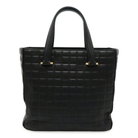 Chanel Choco Bar Lambskin Tote Bag
