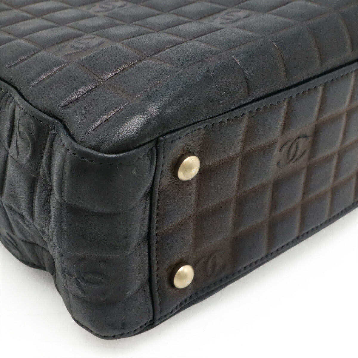 Chanel Choco Bar Lambskin Tote Bag
