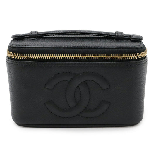 Chanel Coco Mark Caviar Vanity Bag