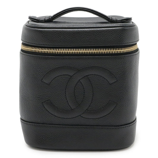Chanel Coco Mark Caviar Vanity Bag
