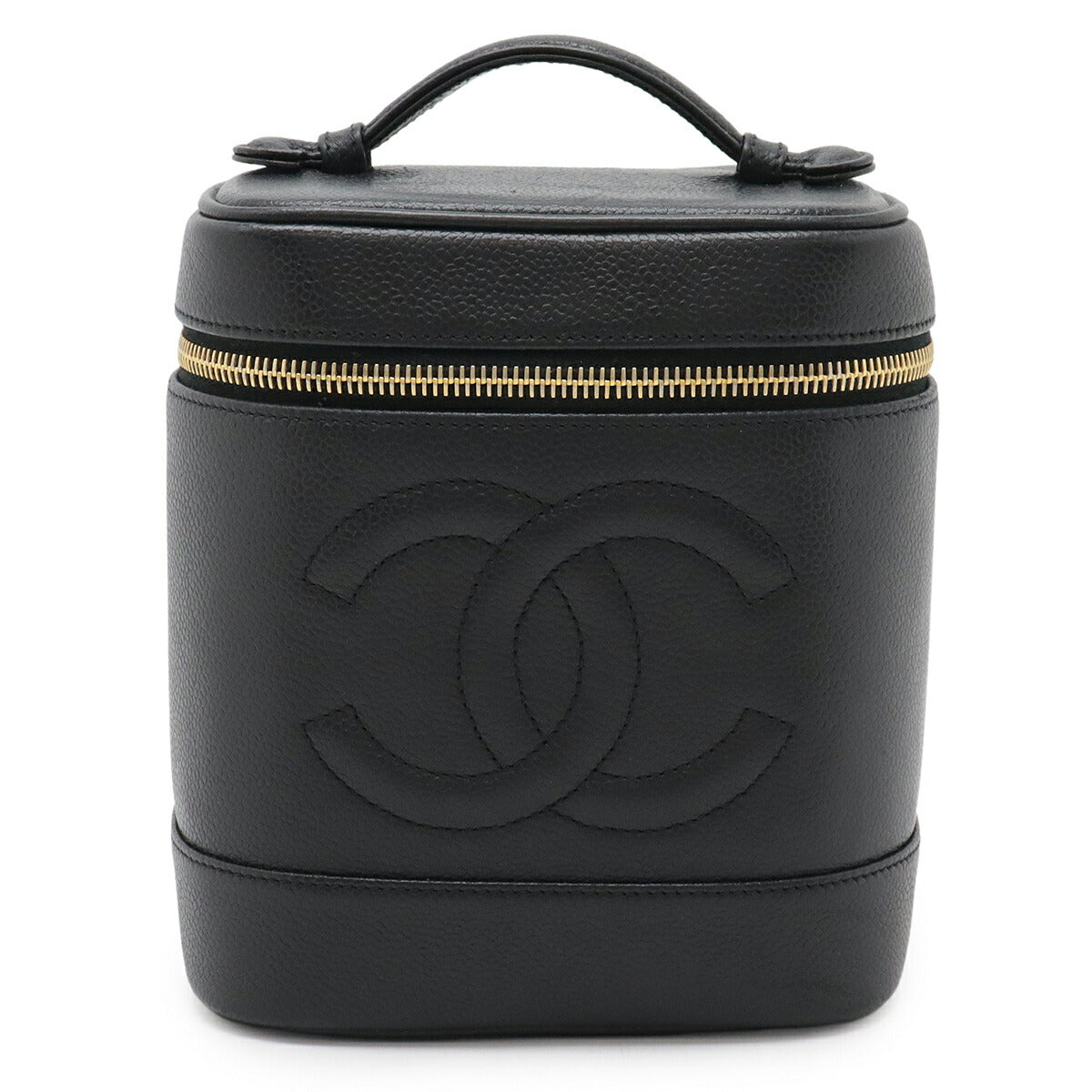 Chanel Coco Mark Caviar Skin Vanity Bag
