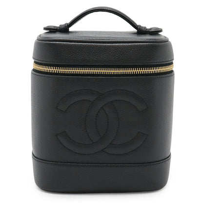 Chanel Coco Mark Caviar Skin Vanity Bag