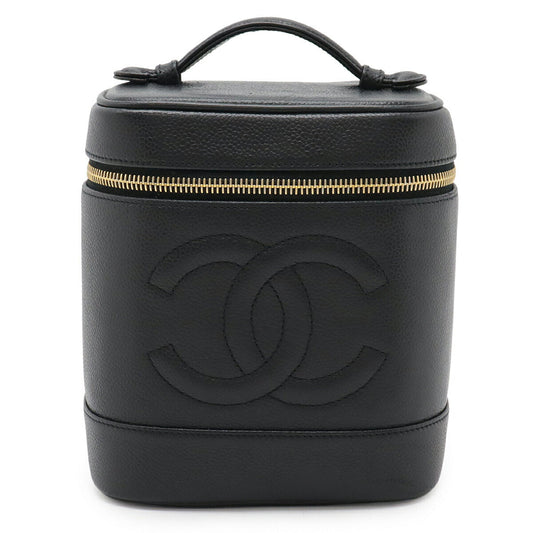 Chanel Coco Mark Caviar Skin Vanity Bag