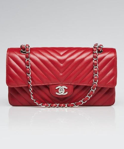Chanel Classic Medium HandBag Red