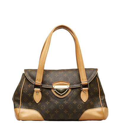 Louis Vuitton Monogram Beverly GM Handbags M40120 Brown PVC Leather Ladies Louis Vuitton