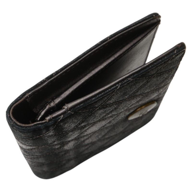 Chanel Coco Mark Matelasse Leather Long Wallet