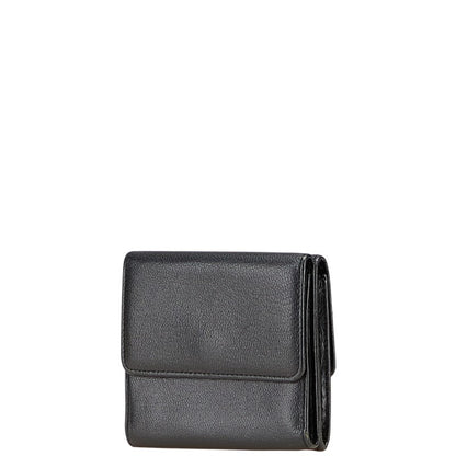 Chanel Coco Mark Trifold Wallet Leather Wallet