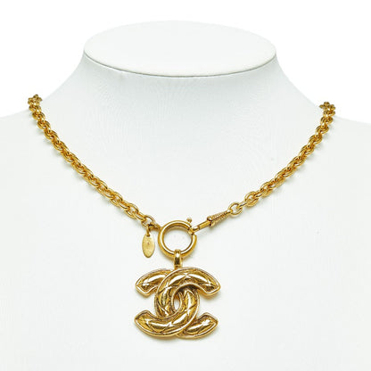 Chanel CC Matelasse Chain Necklace  Metal Necklace in Good condition
