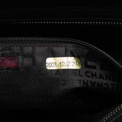 Chanel Vertical Quilt LAX East West Bag Leather Shoulder Bag in Good condition