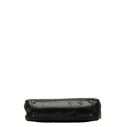 Chanel Vertical Quilt LAX East West Bag Leather Shoulder Bag in Good condition