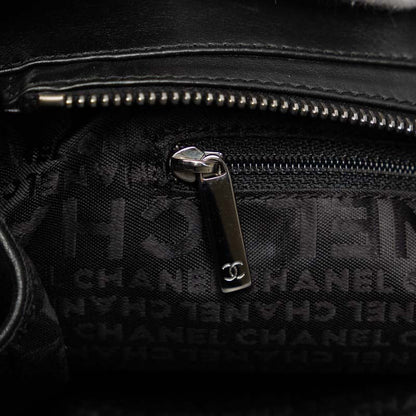 Chanel Vertical Quilt LAX East West Bag Leather Shoulder Bag in Good condition