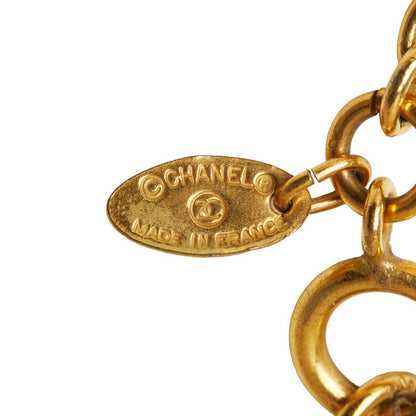 Chanel CC Matelasse Pendant Necklace  Metal Necklace in Good condition