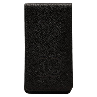 Chanel CC Caviar Phone Case Leather Other in Excellent condition