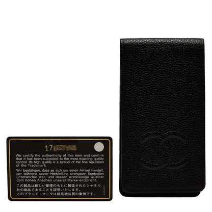 Chanel CC Caviar Phone Case Leather Other in Excellent condition