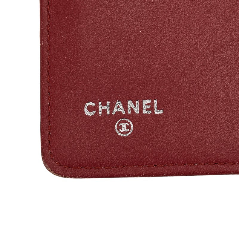 Chanel Quited Leather Le Boy Wallet Leather Long Wallet in Good condition