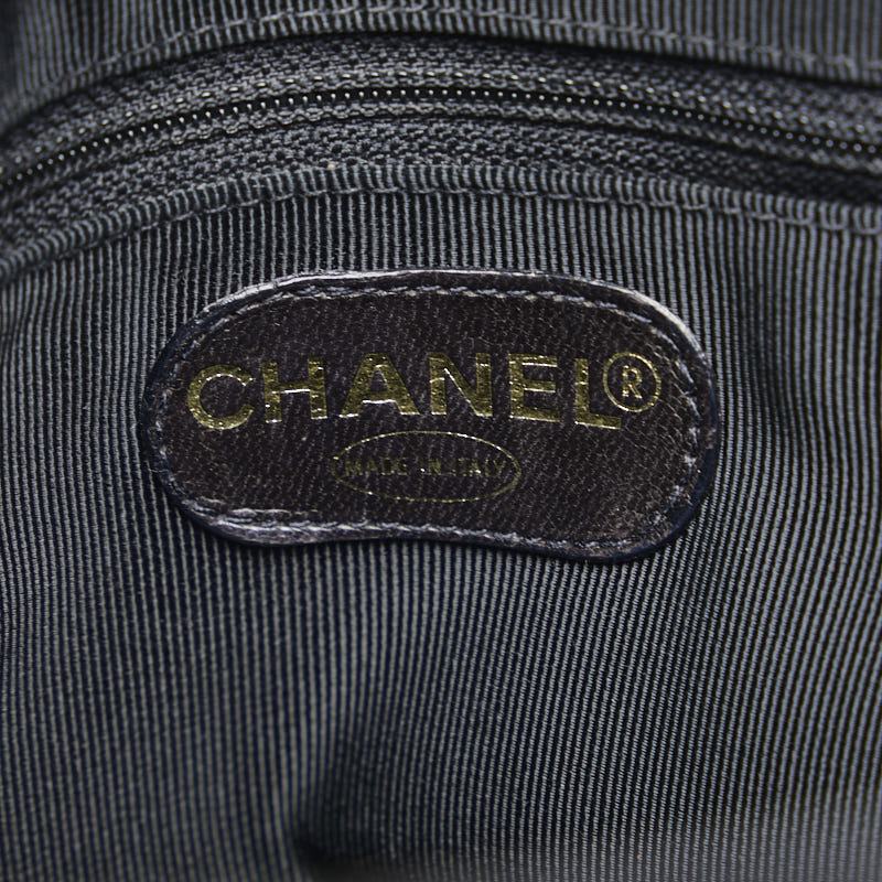 Chanel Triple CC Caviar Tote Bag Leather Tote Bag in Good condition