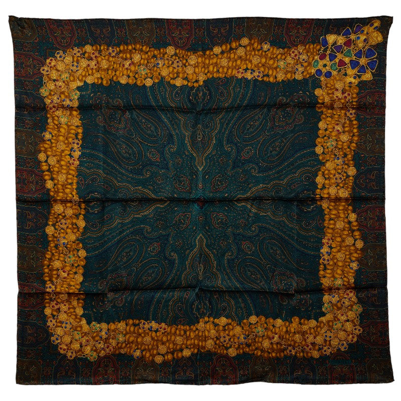 Chanel Paisley Silk Scarf  Canvas Scarf in Good condition