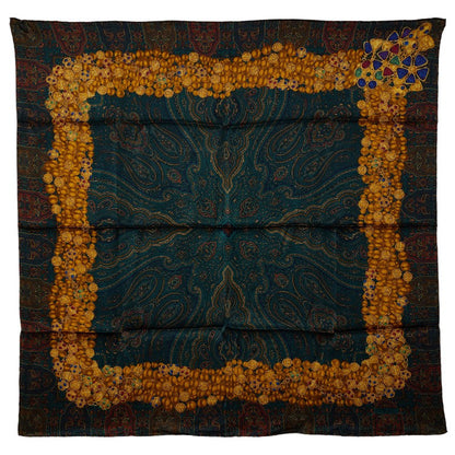 Chanel Paisley Silk Scarf  Canvas Scarf in Good condition